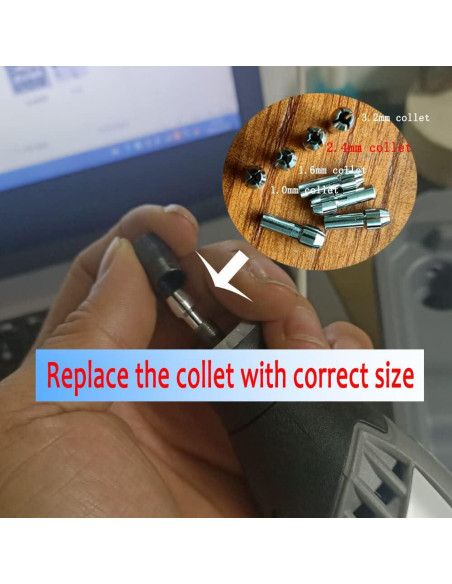 30 Puntas de Pulido de Fieltro Luo Ke Cono 8mm 10mm 12mm