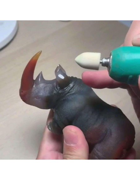 30 Puntas de Pulido de Fieltro Luo Ke Cono 8mm 10mm 12mm