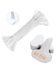 Cuerda de Riego Automático ORIMERC 9.14m + 30 Etiquetas 5x7cm