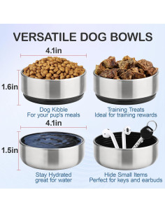 Botella de Agua Aislada para Perros KEWIXY 0.95 L Negra 2