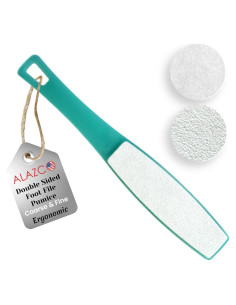 Lima de Pies Doble Cara ALAZCO con Mango Ergonómico 25.4 cm