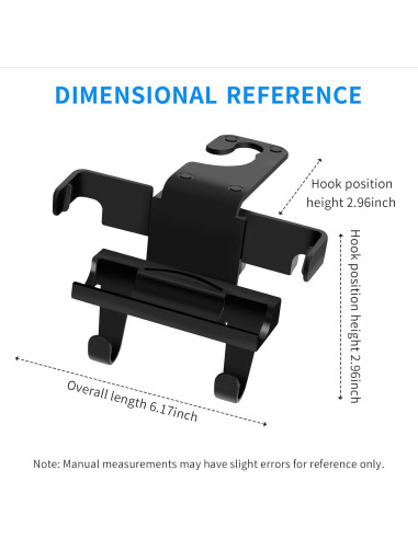 Gancho Oculto 2 en 1 SunlightXS para Reposacabezas de Coche