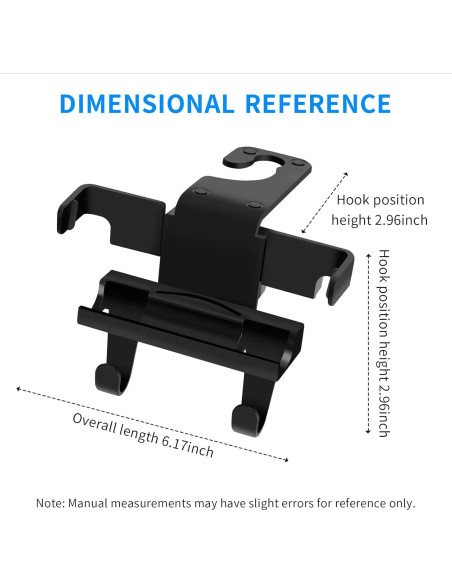 Gancho Oculto 2 en 1 SunlightXS para Reposacabezas de Coche