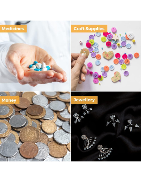 Bolsas Organizadoras de Pastillas MEDca 100 Unidades 7.62x5.08cm