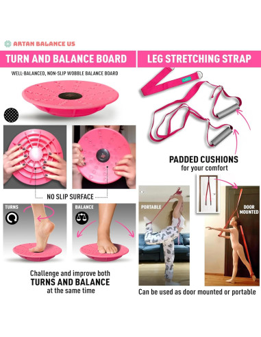 Set de Entrenamiento de Equilibrio Artan Balance - 2 Piezas
