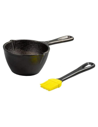 Olla de Hierro Fundido Lodge 0.5 Cuartos + Pincel Silicona