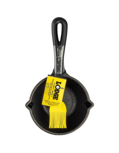 Olla de Hierro Fundido Lodge 0.5 Cuartos + Pincel Silicona 2