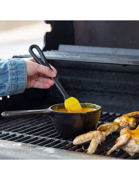 Olla de Hierro Fundido Lodge 0.5 Cuartos + Pincel Silicona