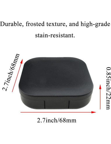 Estuche para Lentes de Contacto HAHIYO Kit Negro 2 Piezas