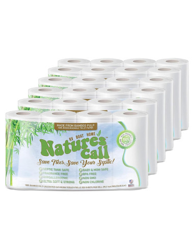 Papel Higiénico Nature's Call 48 Rollos 2 Capas Suave y Fuerte