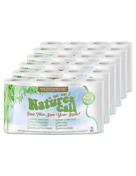 Papel Higiénico Nature's Call 48 Rollos 2 Capas Suave y Fuerte