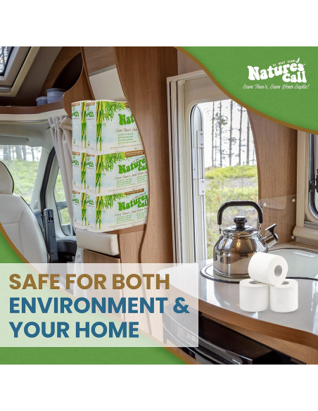 Papel Higiénico Nature's Call 48 Rollos 2 Capas Suave y Fuerte