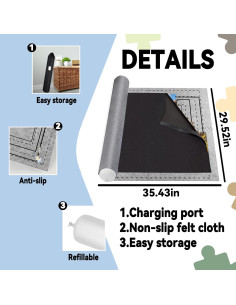 Kit de Alfombra para Rompecabezas Genovega 1500 Piezas Fieltro 2