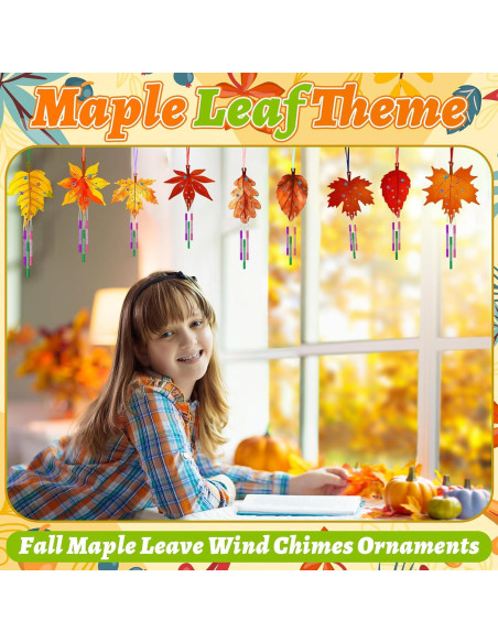 Kit de Campana de Viento de Madera Sealmic Otoño 27 Tubos