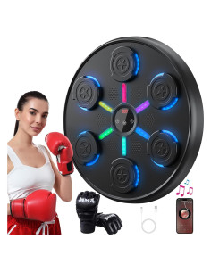 Máquina de Boxeo Musical OORUN con Guantes y Bluetooth