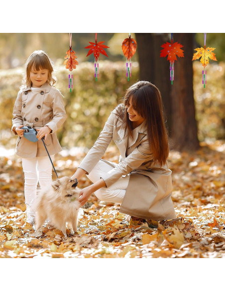 Kit de Campana de Viento de Madera Sealmic Otoño 27 Tubos