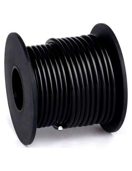 Alambre de Artesanía de Aluminio Negro 10m 3.0mm Cadikez