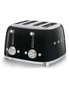 Tostadora Smeg Retro 4 Rebanadas Negra TSF03 - 6 Preajustes