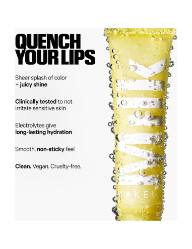 Bálsamo Labial Electrolyte Milk Makeup - Hidratante Brillo Claro