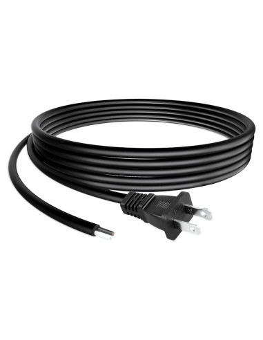 Cable de Alimentación AC 3m UL 18AWG para Black and Decker