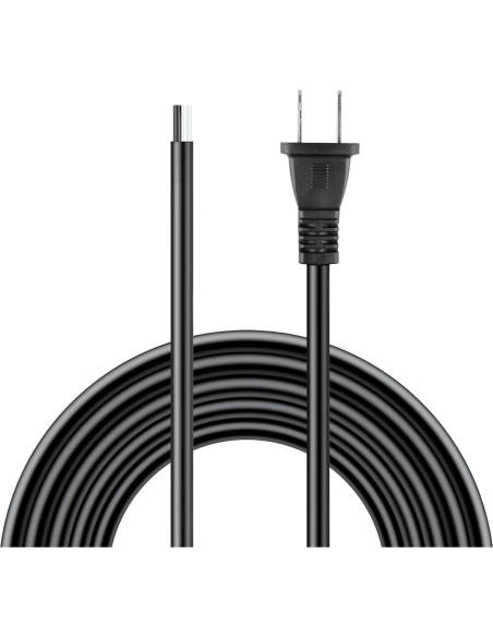 Cable de Alimentación AC 3m UL 18AWG para Black and Decker Cable de Alimentación AC 3m UL 18AWG para Black and Decker