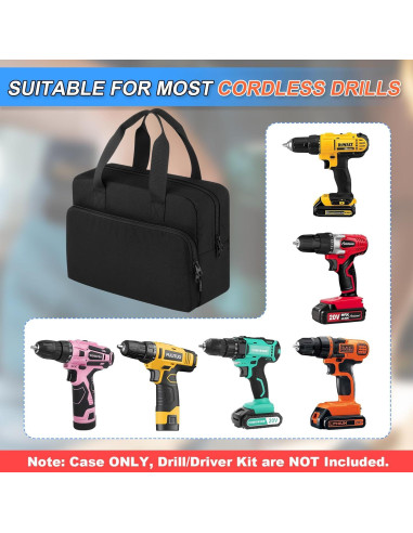 Funda de Transporte Homakover para Taladro Inalámbrico BLACK+DECKER