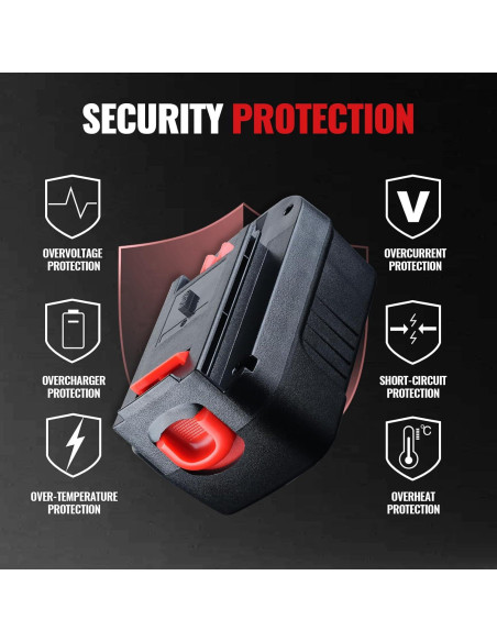 Batería VANTTECH 2-Pack 18V 7.0Ah Li-ion para Black & Decker