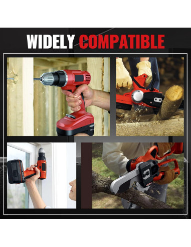 Batería VANTTECH 2-Pack 18V 7.0Ah Li-ion para Black & Decker