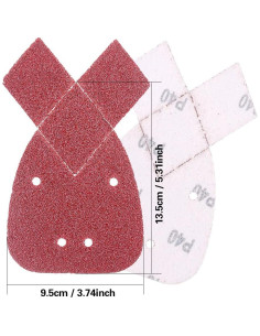 Hojas de Lijado Detallado Swpeet 100 Pcs 10 Granos 40-800 2