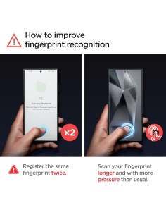 Protector de Pantalla Vidrio Templado Spigen Galaxy S24 Ultra - 2 Paquete 2