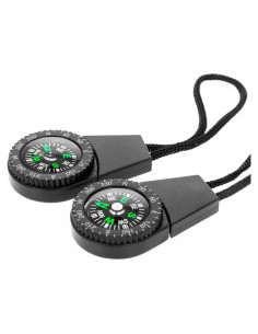 Brújula de Tirador de Cremallera ASR Outdoor - 2 Piezas