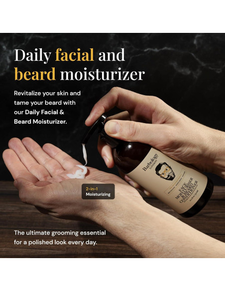 Hidratante 2 en 1 Barbology para barba y rostro 300 ml
