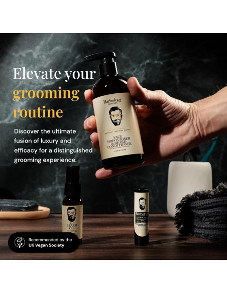 Hidratante 2 en 1 Barbology para barba y rostro 300 ml