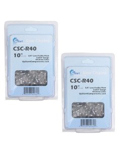 Cadena de sierra de 25.4 cm UpStart Components para Black & Decker LCS1020 - Paquete de 2