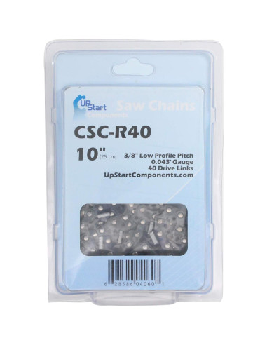 Cadena de sierra de 25.4 cm UpStart Components para Black & Decker LCS1020 - Paquete de 2