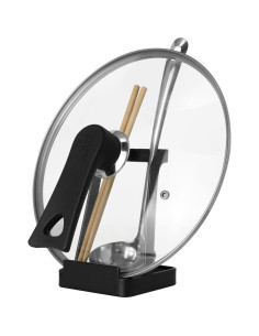 Soporte para Utensilios de Cocina Mukkuri Negro 10.2x10.2x15.2cm 2