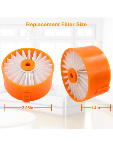 Filtros de Reemplazo Doifyn para Aspiradora Black Decker BSV2020