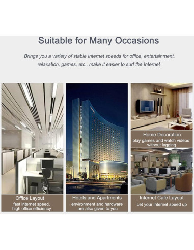 Divisor Ethernet RJ45 1 a 2 ukiism - Adaptador de Red LAN