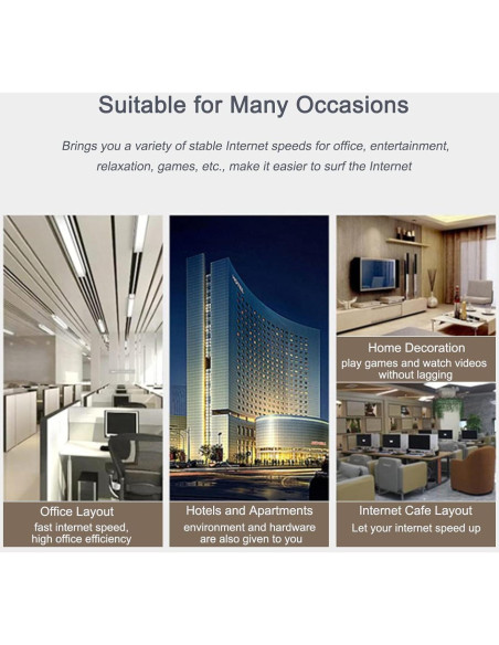 Divisor Ethernet RJ45 1 a 2 ukiism - Adaptador de Red LAN