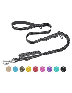 Correa Táctica para Perros AUBELL Bungee 1.22-1.83m Reflectante