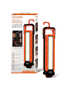 Luz Utilitaria Plegable BLACK+DECKER 1100 Lúmenes USB Recargable