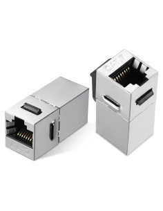 Conector Keystone CAT7 PHIZLI Acoplador RJ45 Femenino 2 Pzas