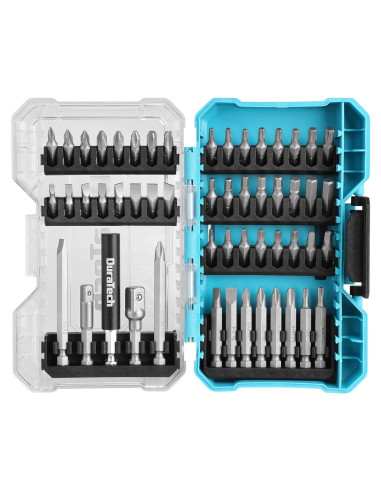 Juego de 53 Piezas de Puntas de Destornillador DURATECH