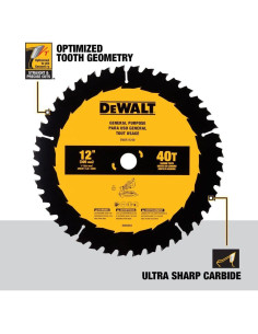 Hoja de sierra circular DEWALT 30.5 cm 40T DWA11240 2