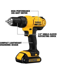 Kit de Herramientas Inalámbricas DEWALT 20V MAX DCK444C2 2