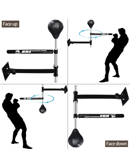 Soporte de Pared INNOLIFE con Bola de Boxeo para MMA