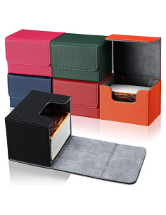 Yookeer 6 Cajas de Almacenamiento de Cartas Magnéticas 100+