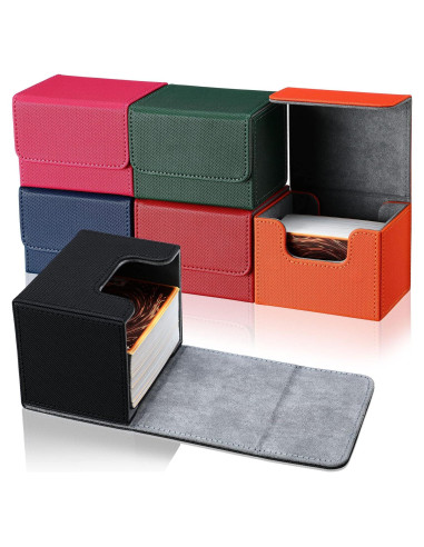 Yookeer 6 Cajas de Almacenamiento de Cartas Magnéticas 100+