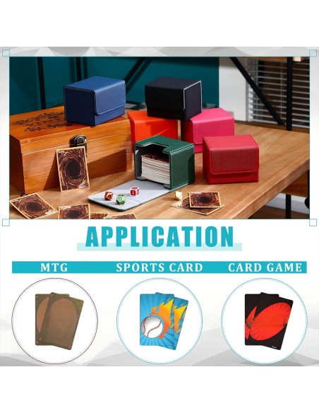 Yookeer 6 Cajas de Almacenamiento de Cartas Magnéticas 100+