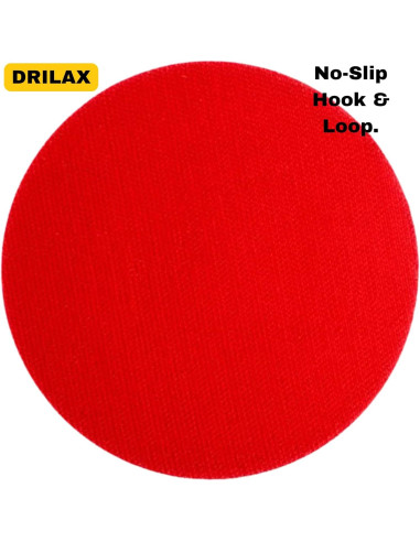Almohadilla de Respaldo Drilax 15.24 cm con Gancho y Bucle